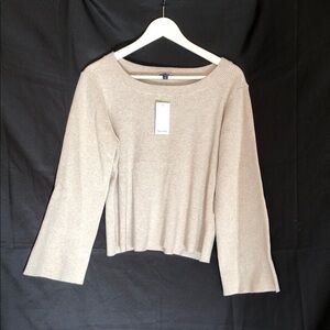 Splendid Long Sleeve Beige Top